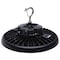 Nuvo Wattage 150W/175W/200W and CCT Selectable 3K/4K/5K LED UFO High Bay, 120-347 Volt, Black Finish 65/771R3 - alternate 6